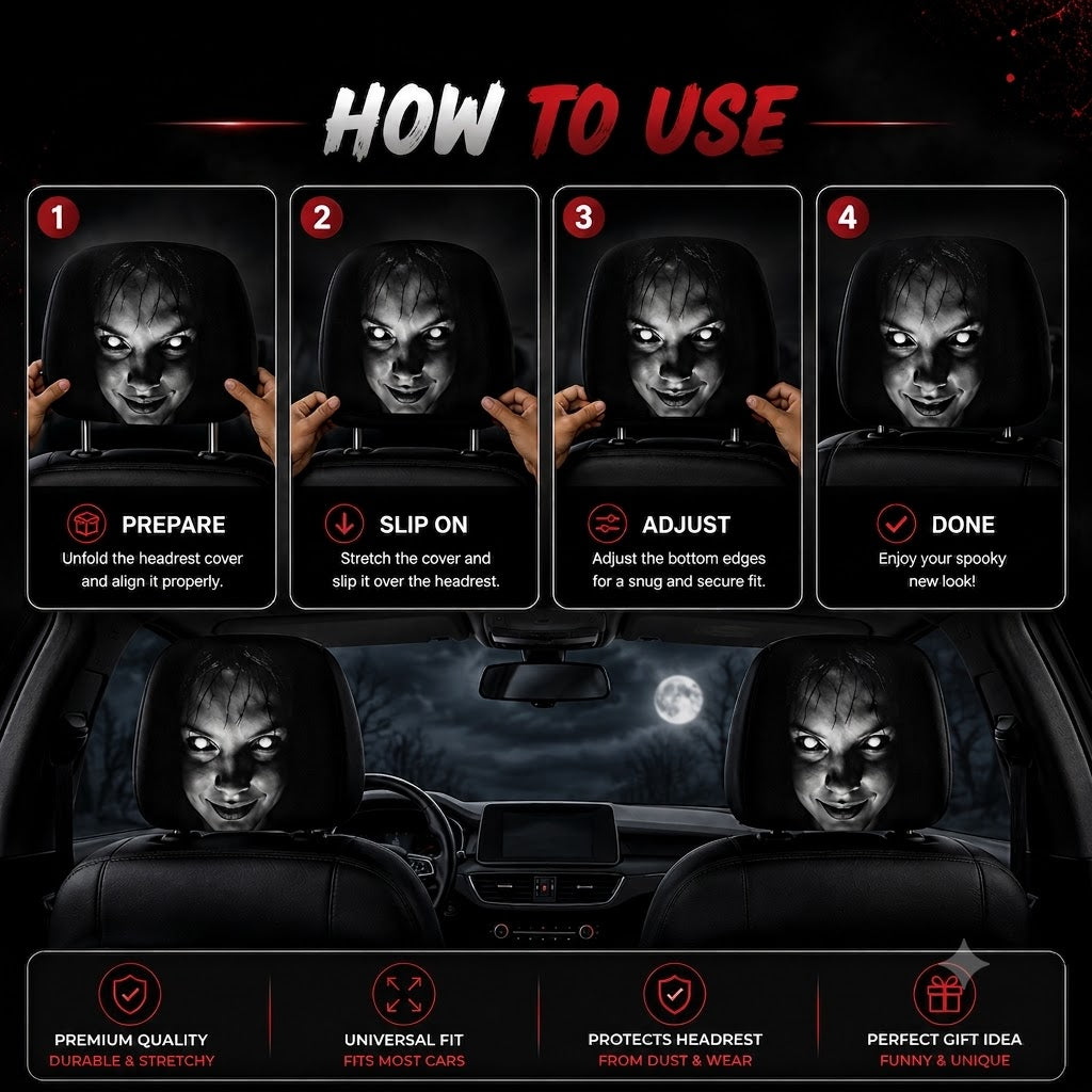 Secure Fit Ghost Face Car Cover