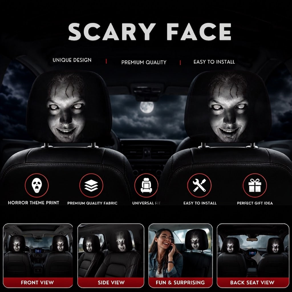 Secure Fit Ghost Face Car Cover