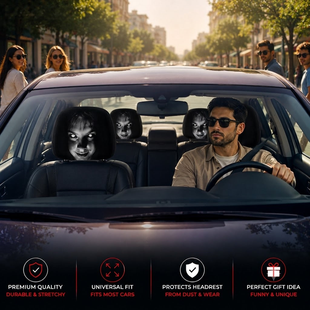 Secure Fit Ghost Face Car Cover